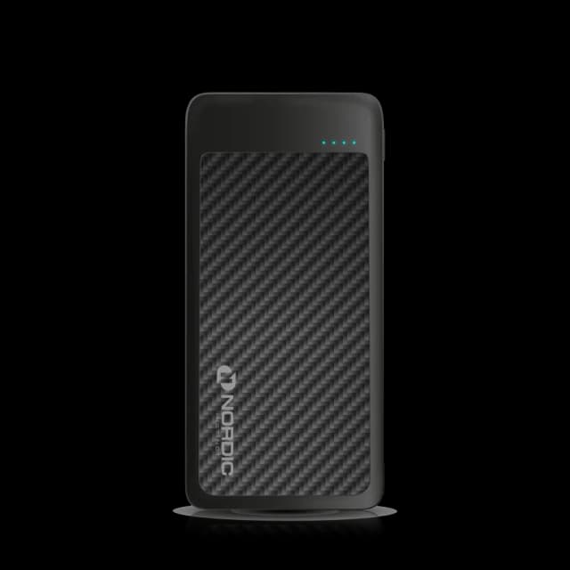 Power Bank 20000 mAh 18W, NORDIC Carbon Slim